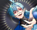 唯一無二の魅力的なSNSアイコンお描きします Vtuberの方や配信準備中の方、アイコンが必要な方へ！ イメージ1
