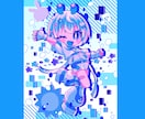 かわいいデフォルメイラスト制作いたします 最短即日！彩度が高くてSNS映え イメージ4