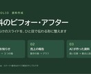 文字だらけのパワポ資料を伝わる形に整えます 表はグラフに、文章は要点と図に。PowerPoint対応 イメージ2