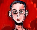 SNSの似顔絵アイコン作成！個性的に仕上げます アートに！ピーナッツ(スヌーピー )っぽくあなたを描きたい！ イメージ6