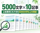 SEOに強い5000文字×10記事をWP入稿します 競合分析から独自構成・WP入稿まで丸投げOK！下書きでお届け イメージ4