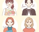 商用◎】ゆるかわイラストを制作します SNSやブログなどにお使いいただけます。 イメージ3