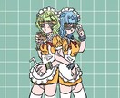 近未来×レトロポップな可愛いイラスト描きます あなた専用の可愛いイラストを描きます！ イメージ2