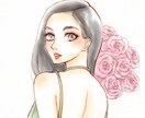 やわらかい水彩風イラストお描きします SNS等で使えるおしゃれなイラストを安価でご提供します♪ イメージ4