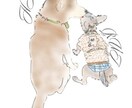 ペットな、線画を描きます うちの子線画。お写真を元にトレイスします イメージ4