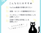 文字起こし・SRT字幕データを作成します 動画・音声から文字起こし｜SRT・VTTにも対応 イメージ5