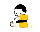 印刷可能な高画質！赤ちゃんの似顔絵作成します SNSアイコンやプレゼントに！データ納品です！ イメージ2