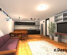低価格*高品質の住宅内観3Dパースを作成いたします お手頃価格のシンプルなプランをご用意しました イメージ3