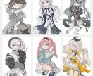 彩度低めに可愛いイラスト制作いたします 商用利用込み◎動きのあるイラストが得意です。 イメージ3