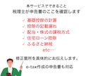 税理士が確定申告書を丁寧に最終確認します 【提出前の専門家チェックをぜひ！】 イメージ3