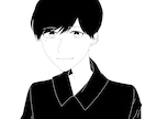 貴方様の好みの単色イラストを描きます 可愛い女の子からかっこいい男の子まで幅広く受け付けます イメージ3