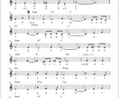 メロディ楽譜ご用意します 動画サイト、SNSなど気になった曲を楽譜にします イメージ1
