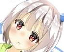 女の子のイラストアイコン作成します SNS用のアイコン作成します。女の子イラストに限ります。 イメージ1