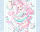 可愛いを叶えるイラスト制作します 他と差がつくポップで可愛いイラスト♪ イメージ2