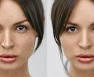 自然に見える人物写真の補正承ります 肌の補正や汗、髭、顔にかかった髪の毛を消す作業など! イメージ1