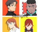 創作・写真OK|SNSアイコン描きます あなたらしさを大切に、やさしく魅力的に描きます イメージ4