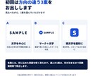 企業・会社のロゴマークを初回3案から作成します 形が決まるまで修正無制限｜著作権譲渡・データ一式込み イメージ8