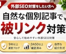SEO対策｜個別記事から自然な被リンクを送ります DA50以上確認済み｜専用記事でホワイトハット外部SEO対策 イメージ1