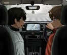 背景＋キャラクターイラスト描きます キャラがそこにいるような風景＋キャラの絵を描きます イメージ2