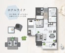 おしゃれプリセットイラスト間取り図作成制作します 新築・リノベ物件に差をつける！人気テイストイラスト間取り図 イメージ3