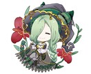 商用利用OK！かわいいミニキャライラストを描きます もちもちで柔らかく可愛いイラストを描きます！！ イメージ3