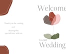 結婚式で使えるメニュー表をお作りいたします 他と被らないイラスト表紙のメニュー表 イメージ4