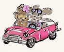 動物、ペット、植物、野菜などのイラスト描きます 修正無制限、文字入、PSDデータ込。ノベルティ制作ご相談も！ イメージ2