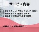 30日間チャットで食事サポートします 無理なく続ける食事改善をサポートします イメージ3