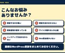WordPressのアップデートを代行します バックアップから更新後の確認までまとめて対応 イメージ3