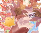 イベントなどで必要な時に使える1枚絵を作成します ポスターやチラシ、動画のサムネなどに必要な絵のご相談受けます イメージ1
