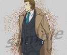 スーツ男性描きます 色々なポーズ、アクションポーズ描きます イメージ2