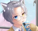 歌ってみた・配信・SNS用のイラストを制作します やわらかな光や透明感、表情や空気感を大切に イメージ3
