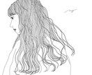 インパクトのある繊細なイラスト描きます 髪の毛に細かく繊細で動きを持たせます イメージ6