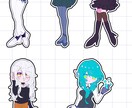 デフォルメを可愛く描かせていただきます OC様.コテキャ様を丁寧にそして可愛く描きます！ イメージ1