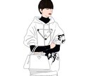 シンプルおしゃれなイラスト描きます 写真からそのまま切り取ってお洒落なイラストにします♪ イメージ1