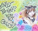 メイドさんコンカフェキャストさん似顔絵お描きします 推しへの誕生日プレゼントなどに似顔絵はいかがですか? イメージ3