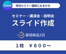 講師歴10年！Canvaで資料作成します 現役セミナー講師が作成！ビジネス向けスライド資料 イメージ1