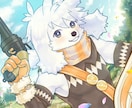 獣人・ケモノ専門/SNS・動画イラスト描きます TRPGやMVにも！　獣人の厚塗り・マーカー調の一枚絵 イメージ4