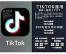 SNSで集客する動画とアカウント設定を行います 「TikTok運用と仕組みづくり」 イメージ1