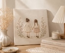 大切なお写真を、温もりある刺繍アートにします スマホの中に眠っている大切な写真を、温もりのある刺繍アートへ イメージ1