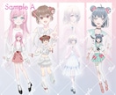 透明感のある繊細なイラストを描きます 【最短3日！】全身立ち絵、バストアップ、一枚絵を描きます！ イメージ2