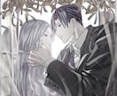 明暗を意識したドラマチックなイラストを描きます 一枚絵・SNSアイコン・立ち絵などをしっとりとした作風で イメージ1