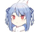 〇□の枠へ封印！SNSアイコン制作をします キャラを〇□の枠へ閉じ込めます( `ω´ っ)3 イメージ5