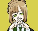 SNS向けのアイコンイラストを制作します バストアップと簡単な背景による一枚絵です。 イメージ7