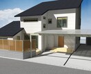 外構イメージパース作成いたします RIKCADにて皆様のお手伝いをさせていただきます。 イメージ3