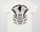 音を感じるTシャツをデザインいたします フジロックフェスティバルのオフィシャルデザイナーが担当！！ イメージ5