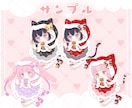 かわいいクリスマスイラスト制作します ✧商用利用込み✧選べるケープ衣装！けもみみデザインも◎ イメージ10