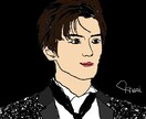 線画×カラフル　絵を作成します インクイラストで動物の線画＋カラフルな色で仕上げます。 イメージ4