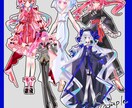 6月まで全身3000円！立ち絵制作します IRIAMやTRPGなどに！キラキラカワイイ系が得意です！ イメージ2