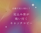 目に止まるキャッチコピー作成します 文章作成が苦手な方へ光るセンスで代理作成します イメージ1